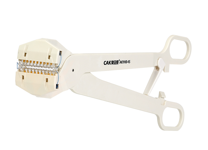 disposable purse string stapler